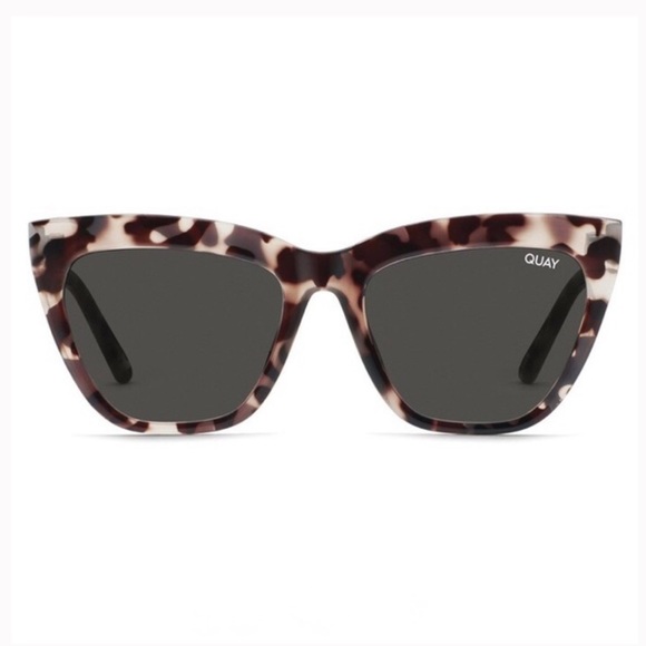 Quay Australia Accessories - Quay For Keeps 126 Milky Tortoiseshell Frame Smoke Lens Cat Eye Sunglasses NWOT